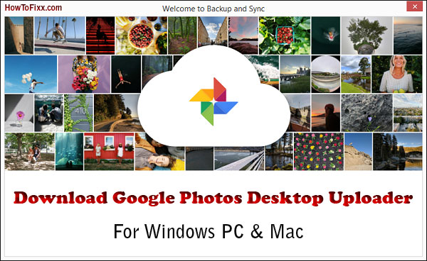 download the google photos uploader for os x.